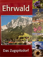 Ein rotes Buch mit Bildern aus Ehrwald